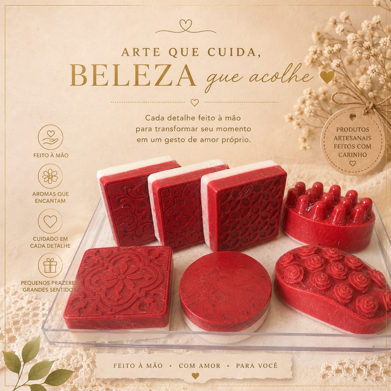 sabonete glicerinado de maçã com canela.....