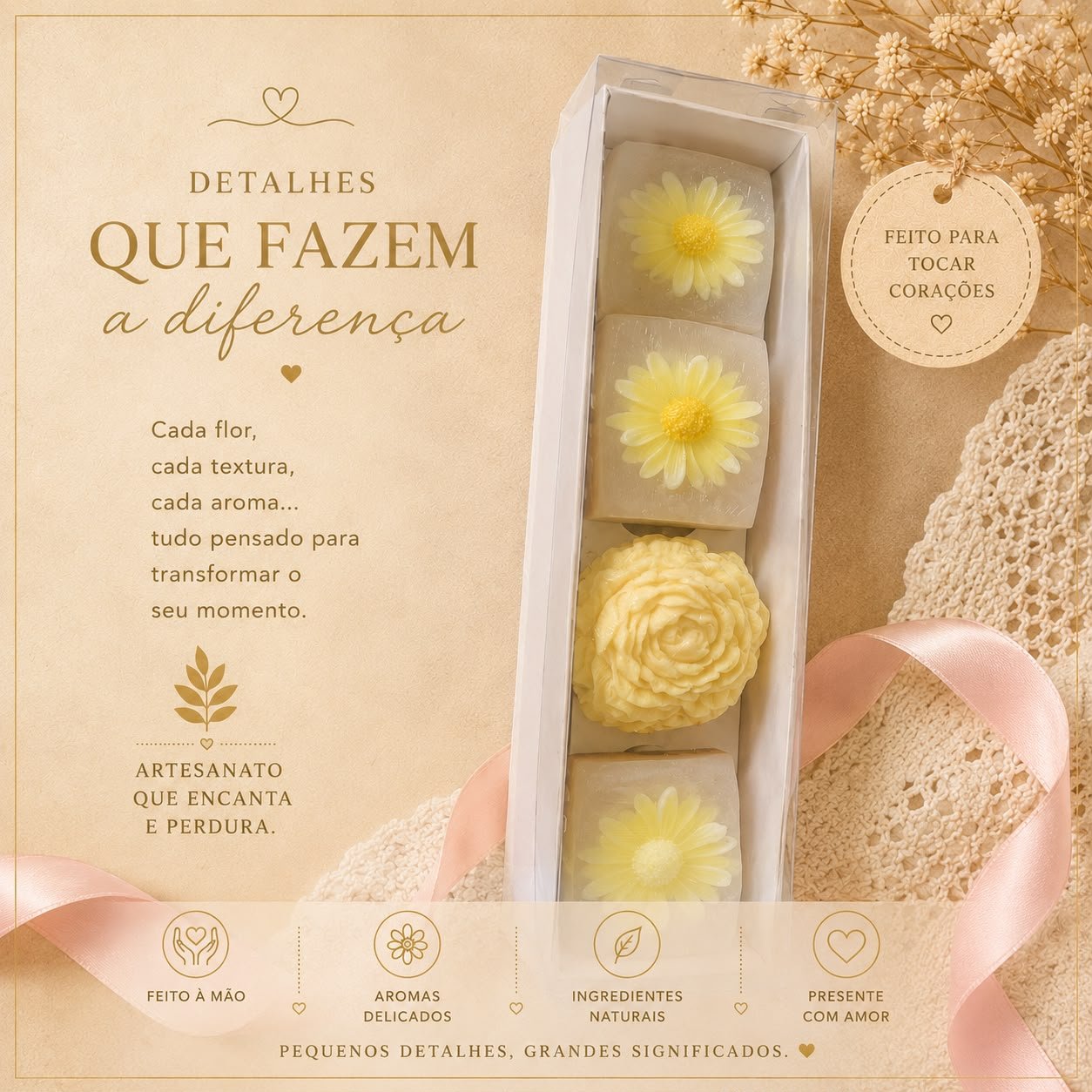 sabonete glicerinado de pera com chantilly...