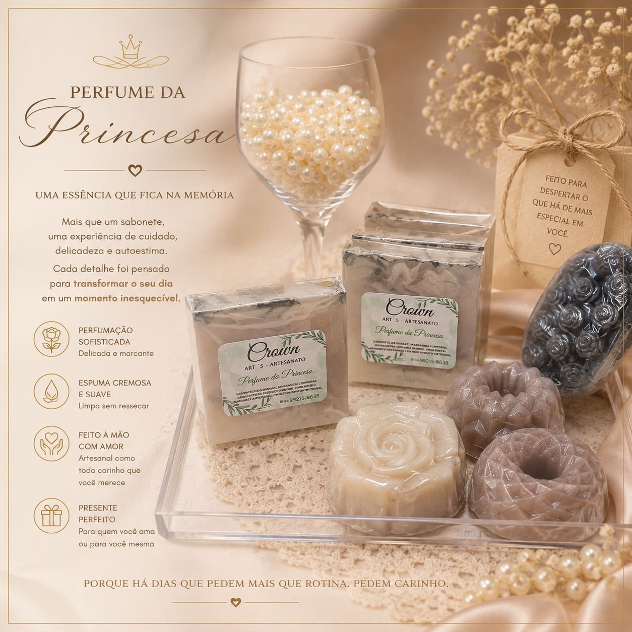 sabonete glicerinado perfume da princesa